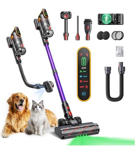 Amazon.com - Hearten Cordless Stick Vacuum Cleaner with White